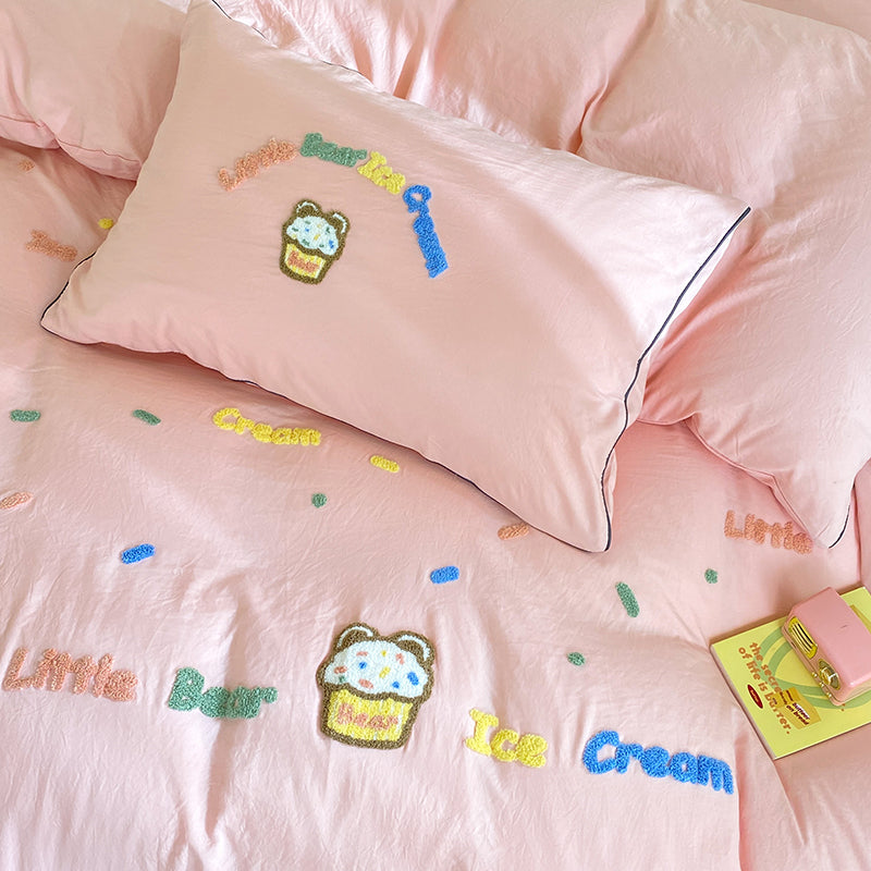LittleScoop Embroidery Bedding Set