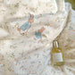 Bunny Florals Bedding Set - Queen / Flat Bed Sheet
