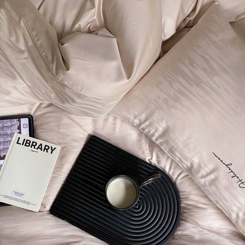 100S Luxury Jacquard  Cotton Bedding Set