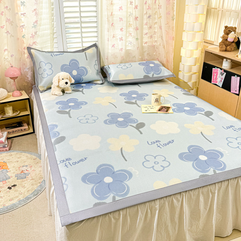 Floral Cartoon Cooling Mat Set