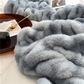 Faux Rabbit Fur Winter Blanket