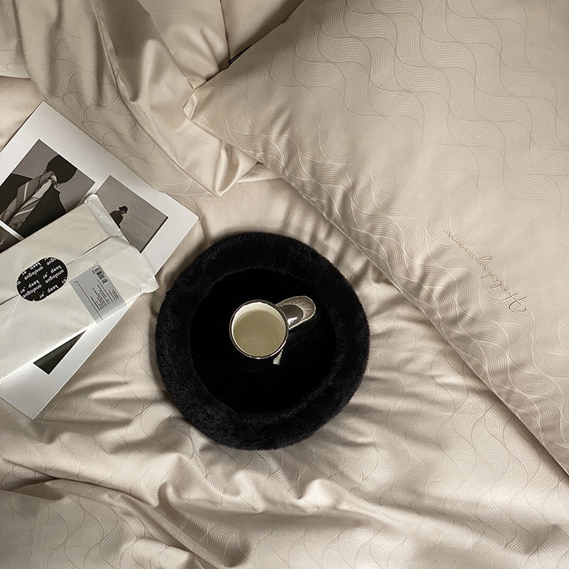 100S Luxury Jacquard  Cotton Bedding Set