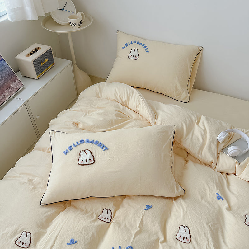 HelloRabbit Embroidery Bedding Set