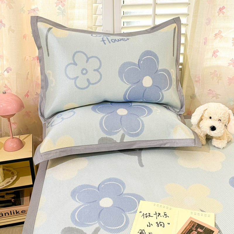 Floral Cartoon Cooling Mat Set