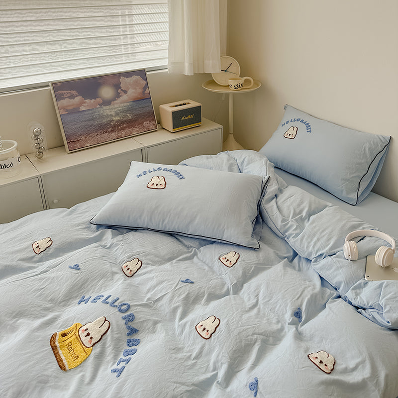 HelloRabbit Embroidery Bedding Set