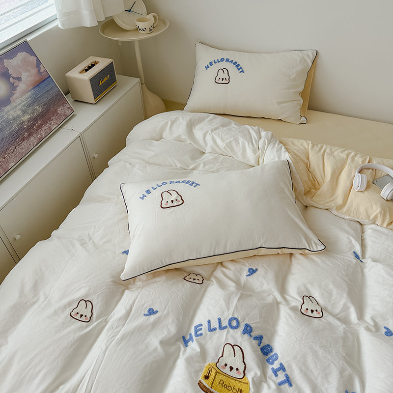 HelloRabbit Embroidery Bedding Set