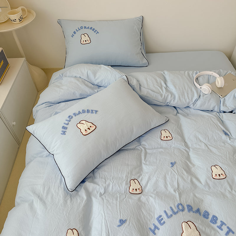 HelloRabbit Embroidery Bedding Set