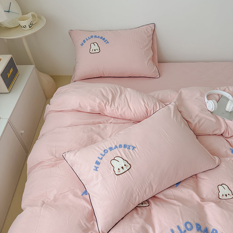 HelloRabbit Embroidery Bedding Set