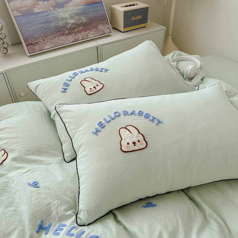 HelloRabbit Embroidery Bedding Set