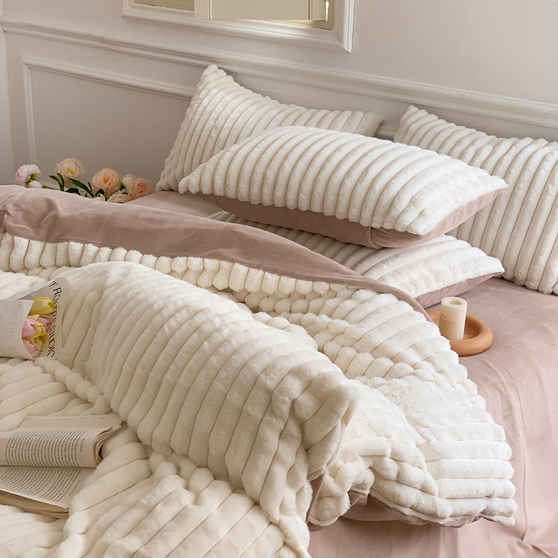 High-end Thicken Plush Bedding Set