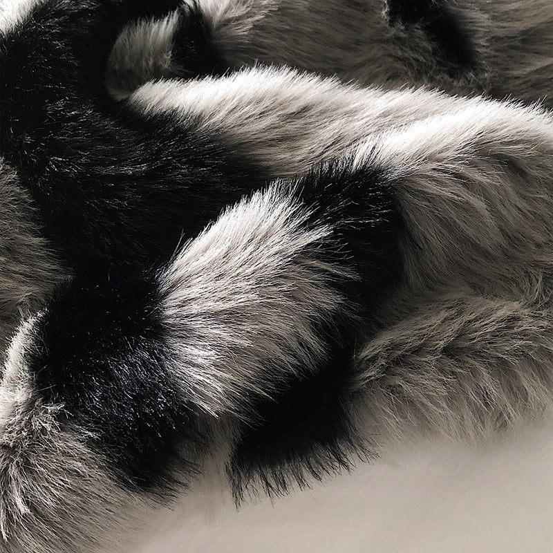 Zebra Faux Fur Blanket