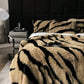 Zebra Faux Fur Blanket