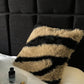 Zebra Faux Fur Blanket