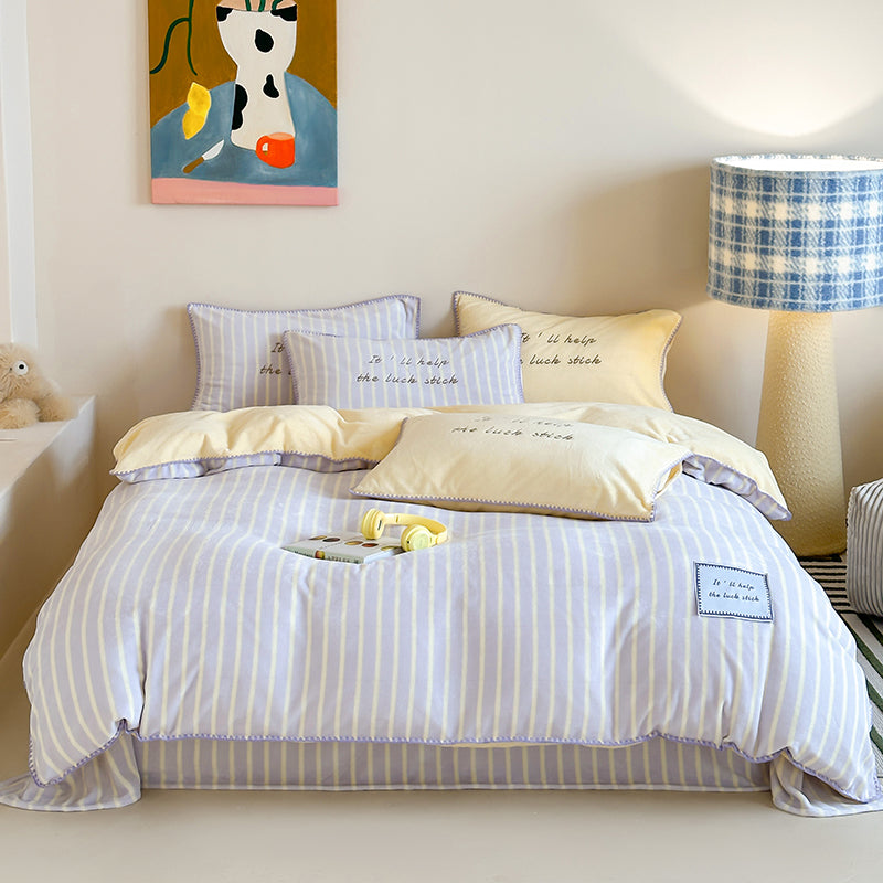 Fresh Gingham Bedding Set