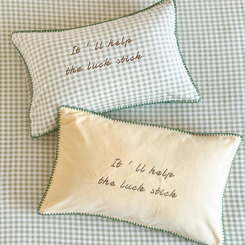 Fresh Gingham Bedding Set