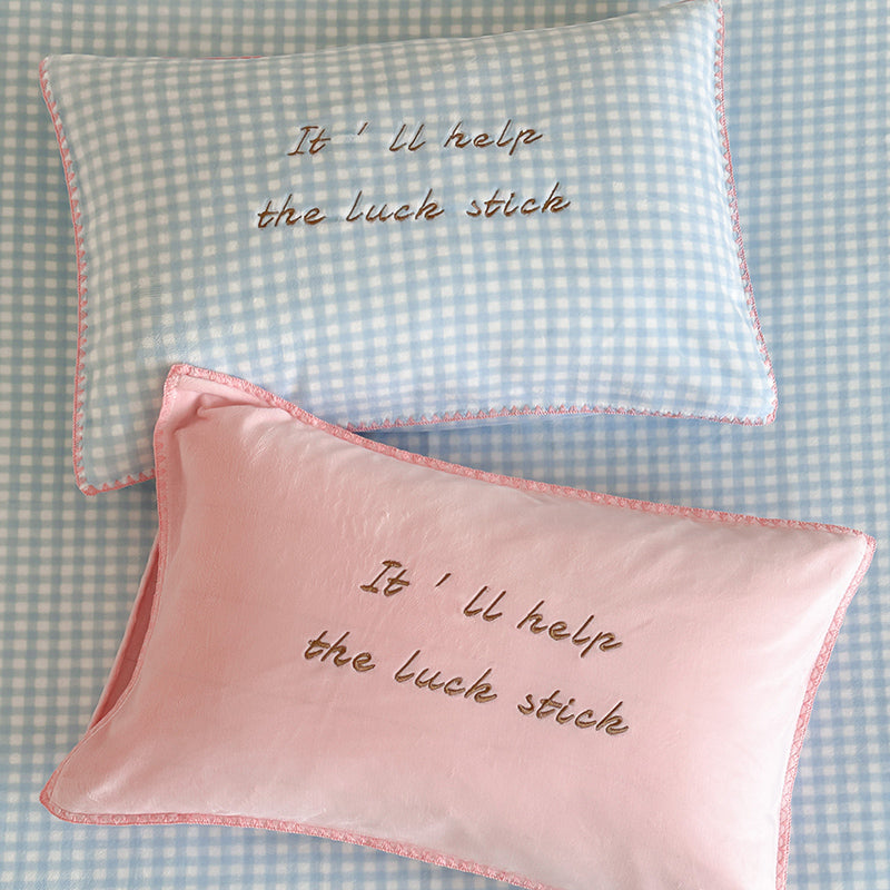 Fresh Gingham Bedding Set