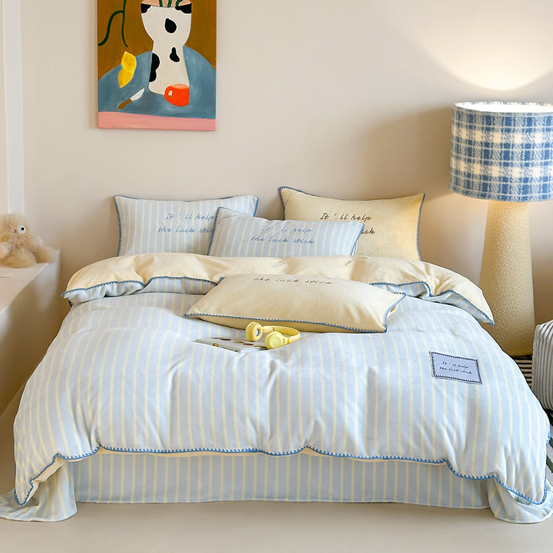 Fresh Gingham Bedding Set