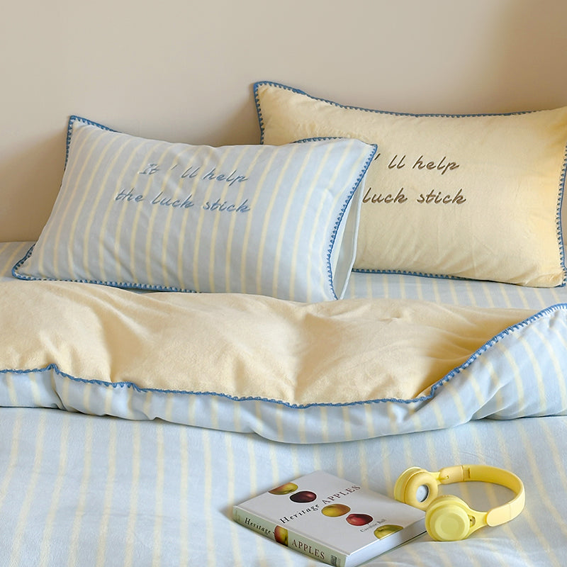 Fresh Gingham Bedding Set