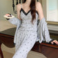 Midnight Bows Pajama Set