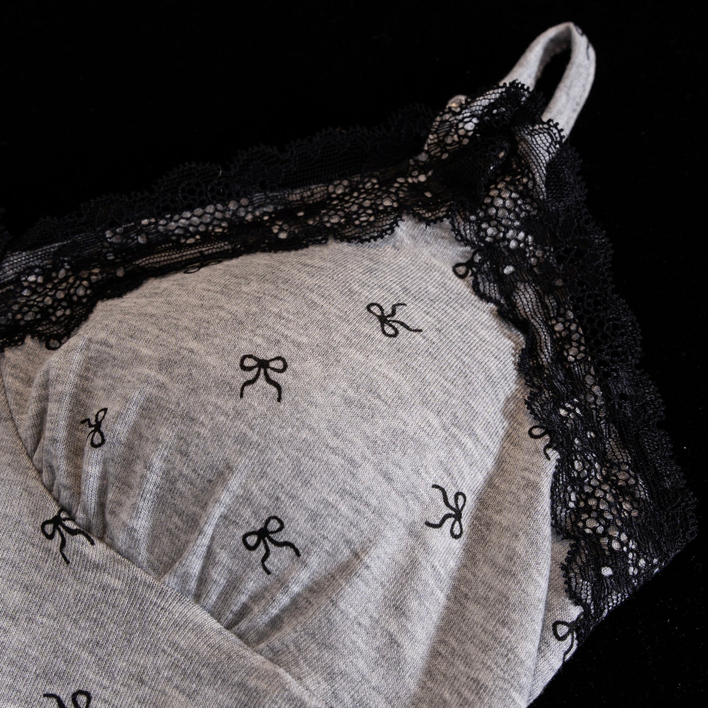 Midnight Bows Pajama Set