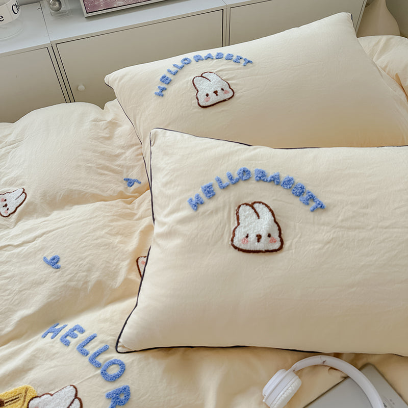 HelloRabbit Embroidery Bedding Set
