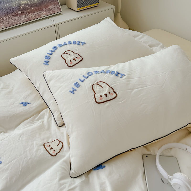 HelloRabbit Embroidery Bedding Set