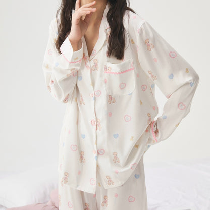 Teddy Time Pajama Set