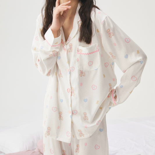 Teddy Time Pajama Set