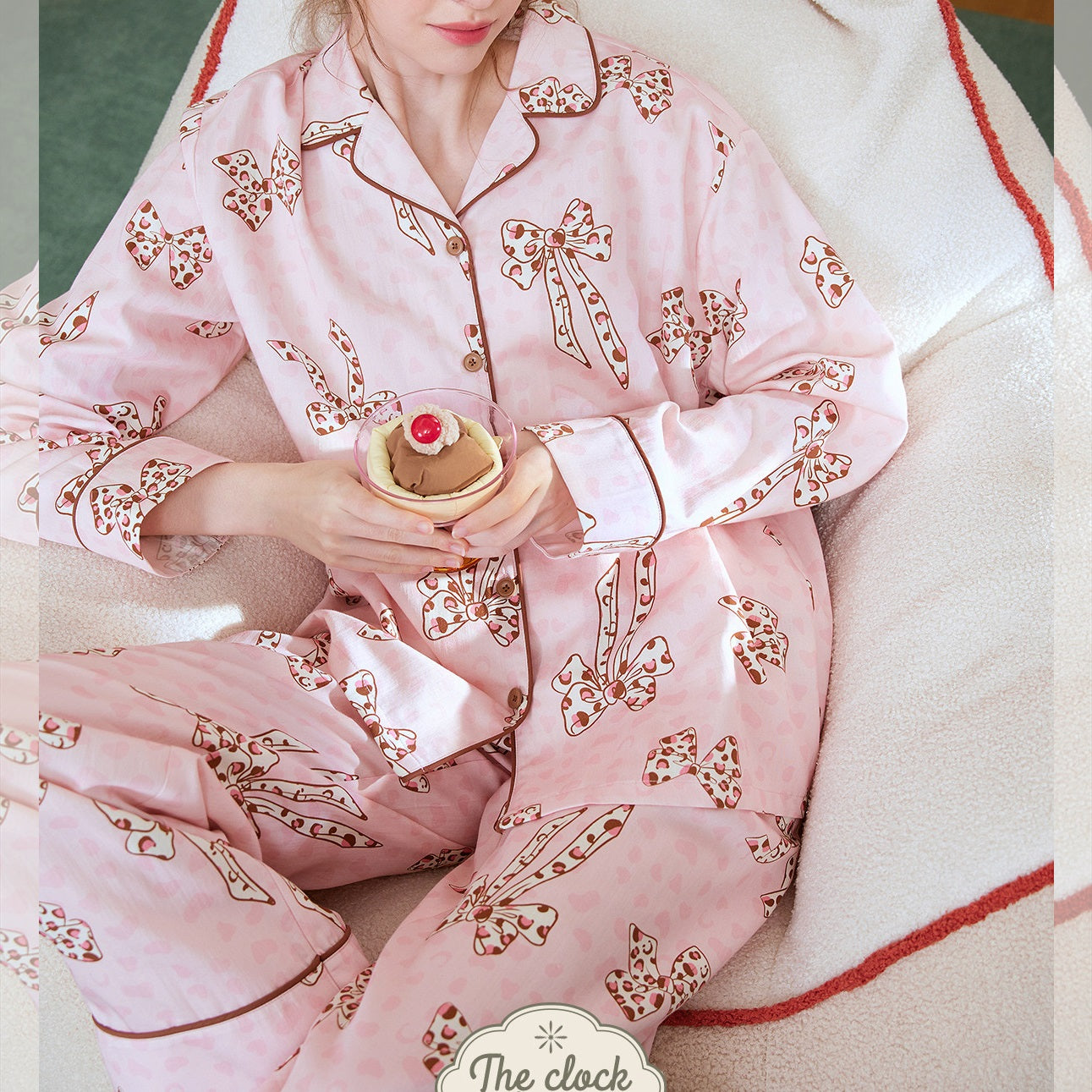 Berry Bow Sleepwear Set