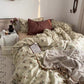 Korean Retro Floral Bedding Set