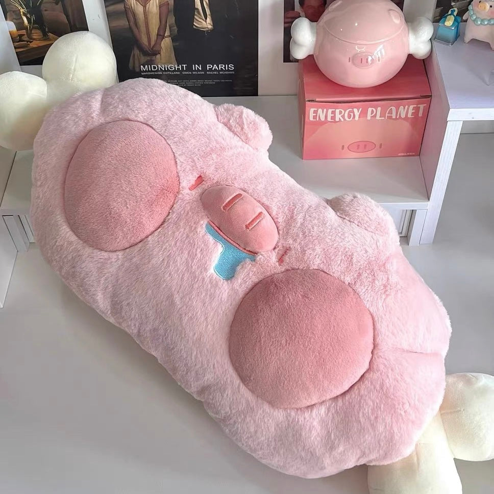 Pink Piggy U-shaped Pillow
