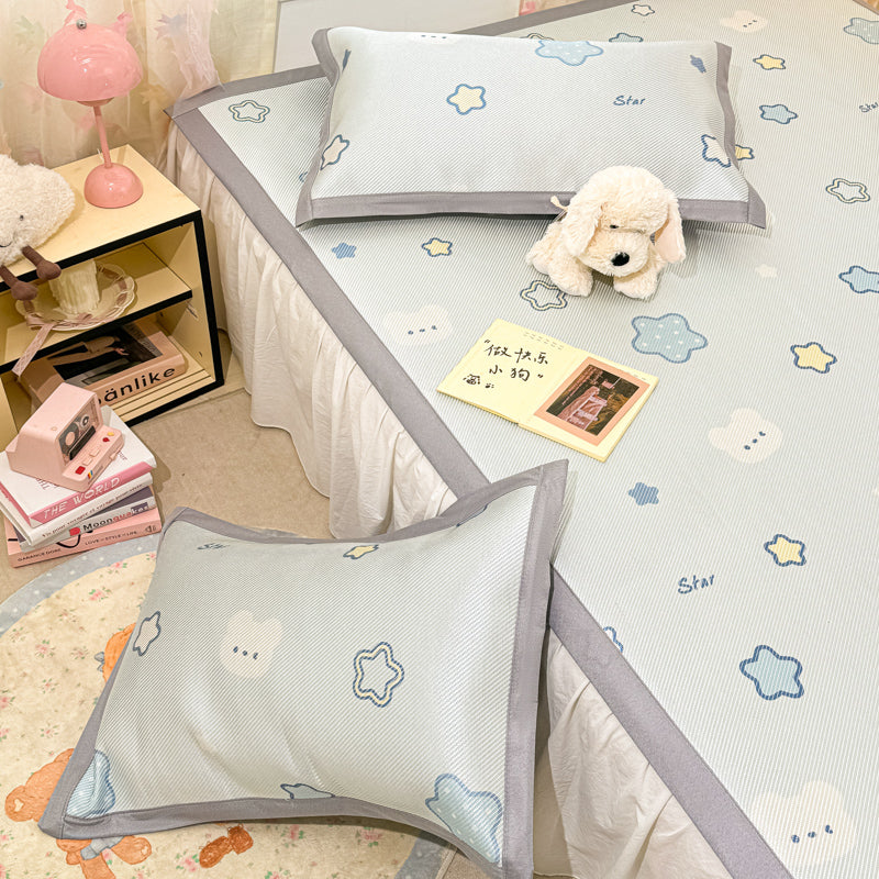 Floral Cartoon Cooling Mat Set