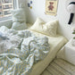 Korean Retro Floral Bedding Set