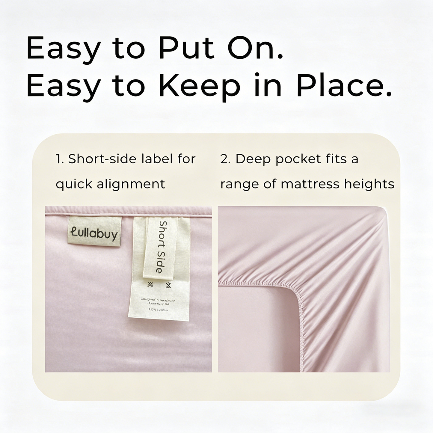 NaturaLuxe Fitted Sheet