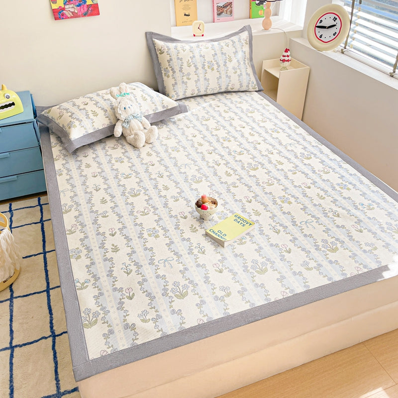 Floral Cartoon Cooling Mat Set