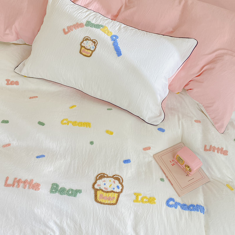 LittleScoop Embroidery Bedding Set