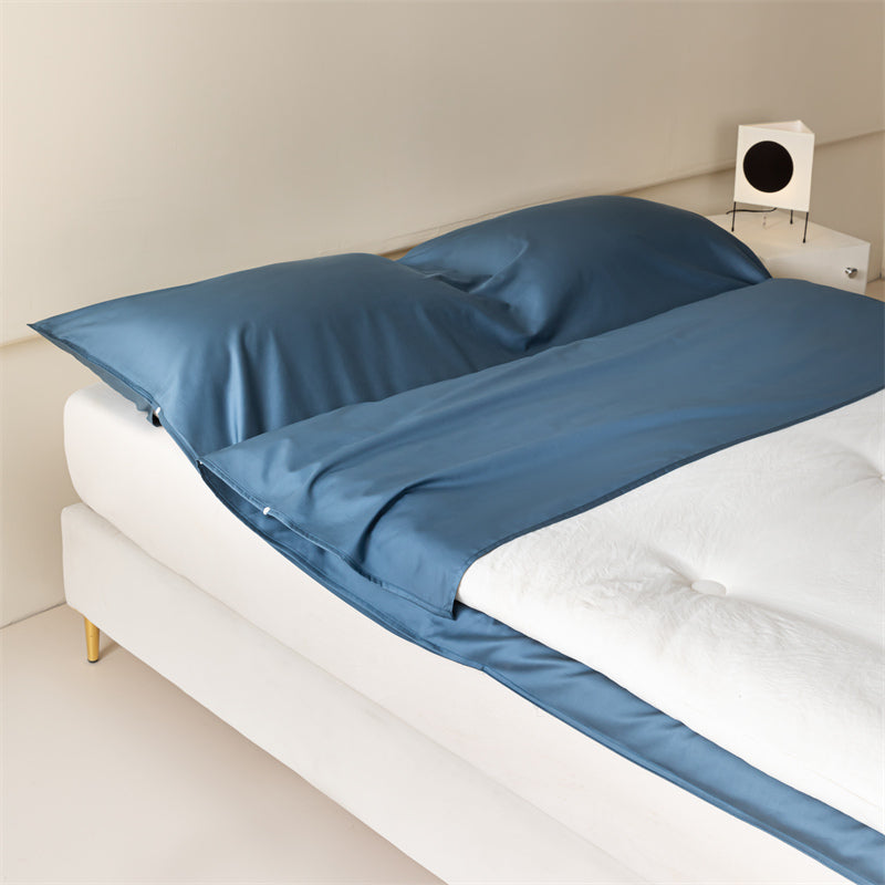 60S Long-Staple Cotton Sleep Sack - Steel Blue