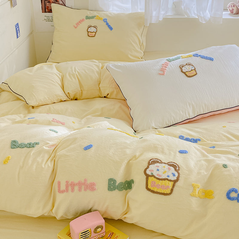 LittleScoop Embroidery Bedding Set