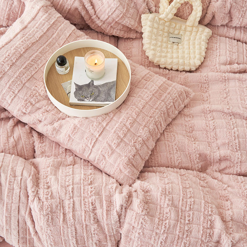 Artificial Rabbit Velvet Bedding Set