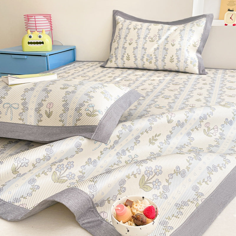 Floral Cartoon Cooling Mat Set