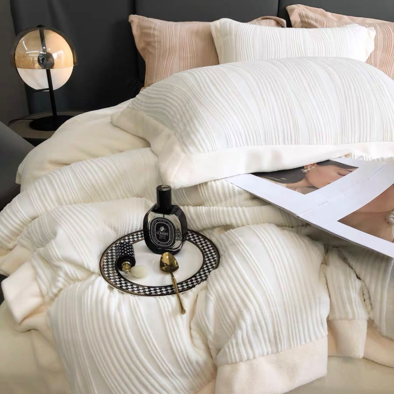 High End Autumn Winter Queen Bedding Set