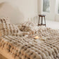 Tuscan Imitation Fur Blooming Blanket