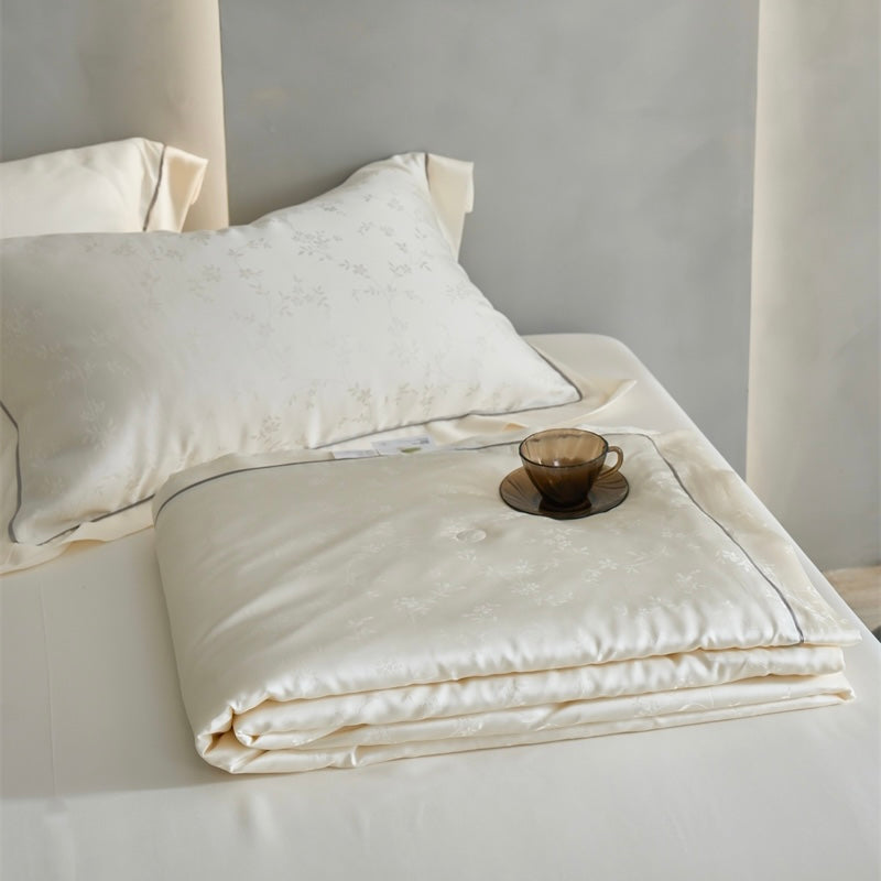 TENCEL™ Tranquility  Cooling Quilt - King 4PCS Set / Ivory Cream