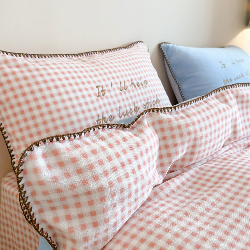 Fresh Gingham Bedding Set