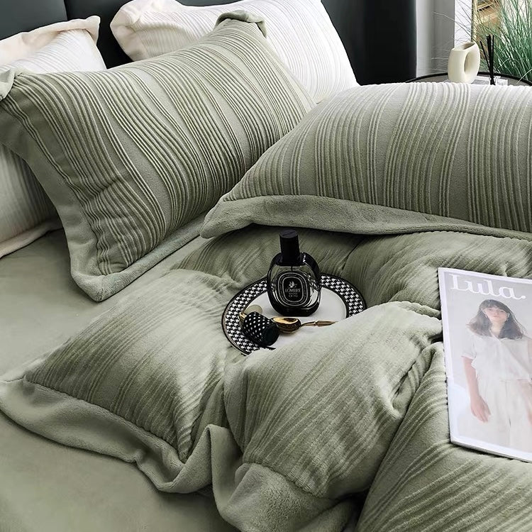 High End Autumn Winter Queen Bedding Set