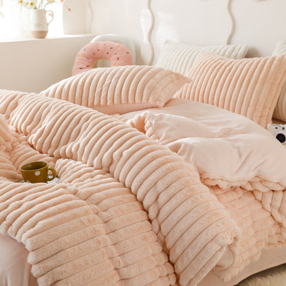 High-end Thicken Plush Bedding Set