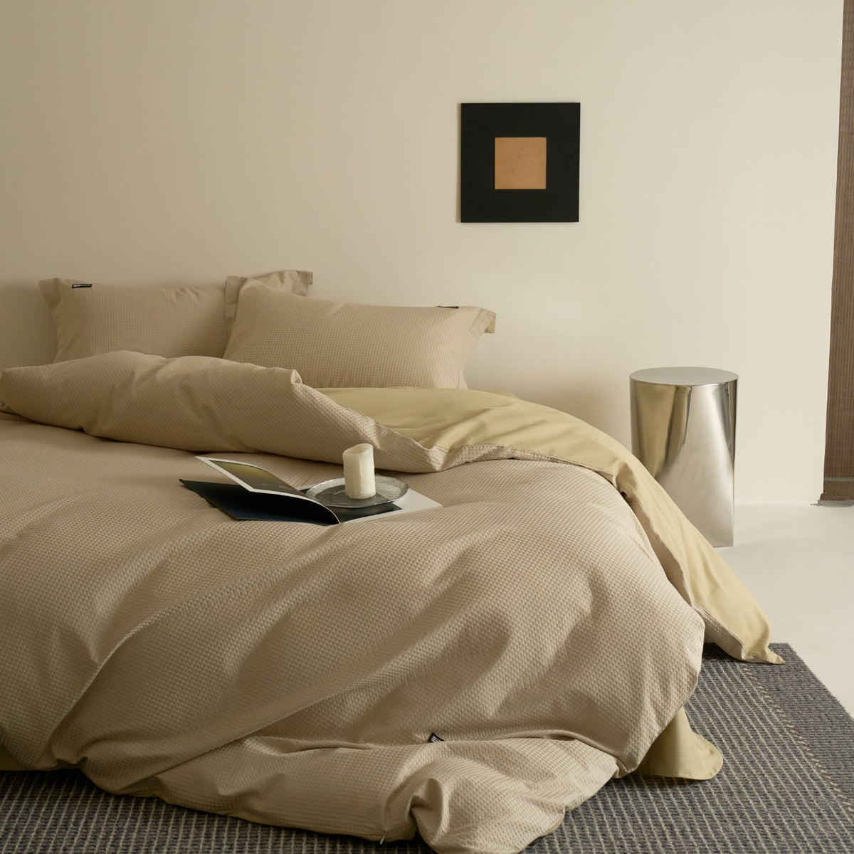 Cloud Waffle Cotton Bedding Set