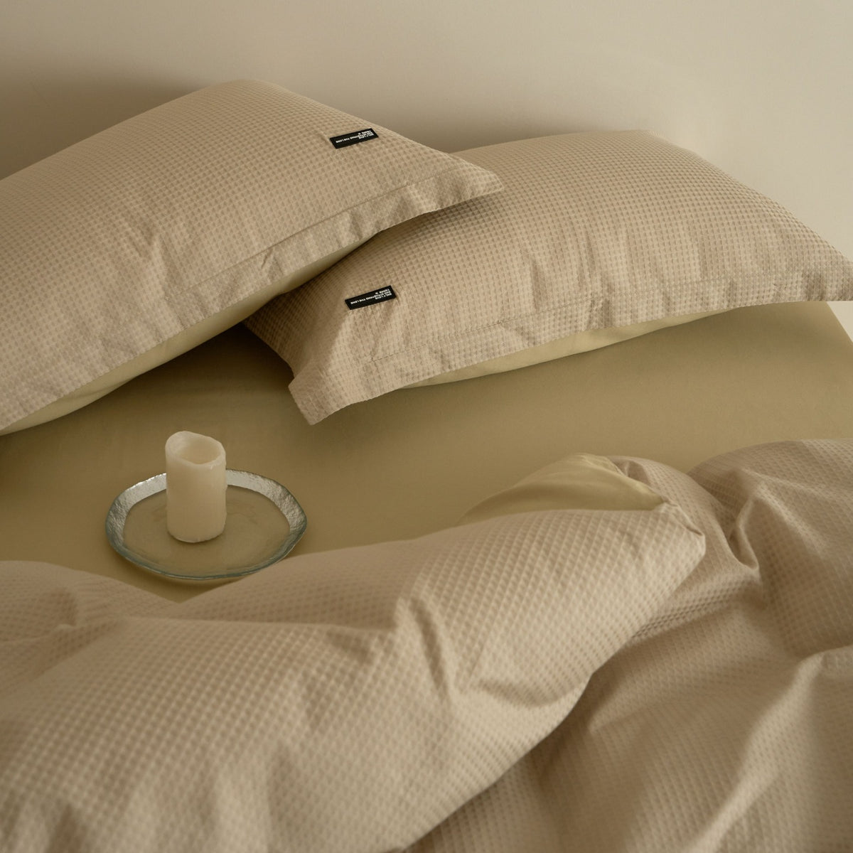 Cloud Waffle Cotton Bedding Set