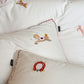 Lucky Pony Embroidery Bedding Set - embroidery details