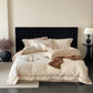 Yarn-Dyed Jacquard Brushed Cotton Bedding Set - White Tea Mist - image 2